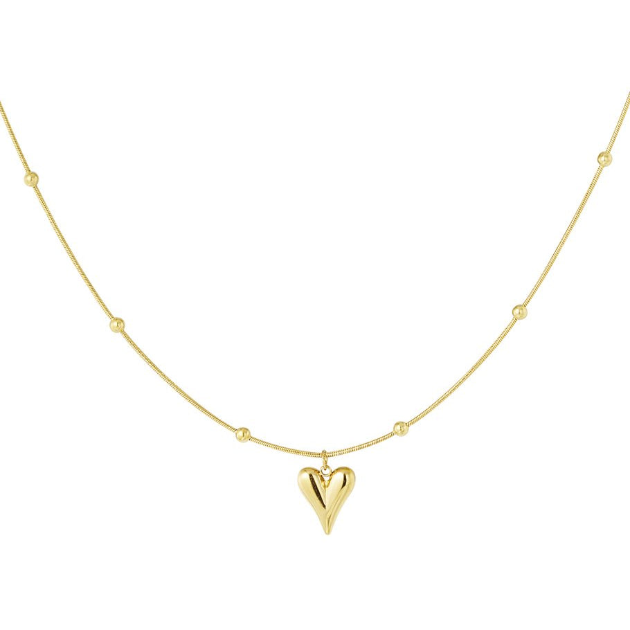 gouden-stainless-steel-ketting-hart-2