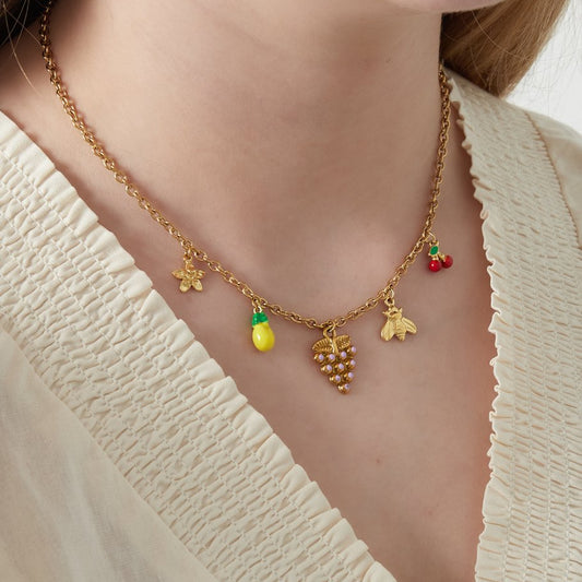Fruity-ketting-stainless-steel