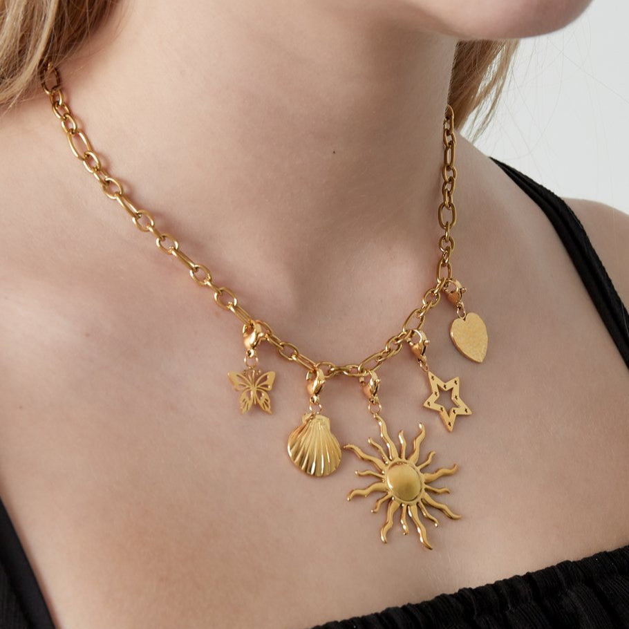 Gouden-DIY-ketting