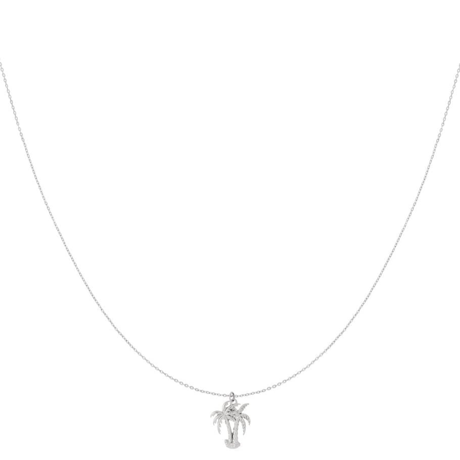 Zilveren-ketting-met-palmboom