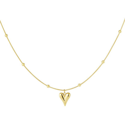 gouden-stainless-steel-ketting-hart-2