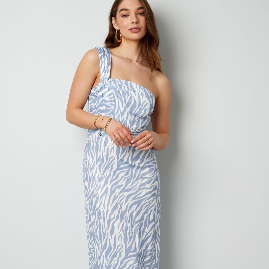 lange-jurk-zebra-blauw-3