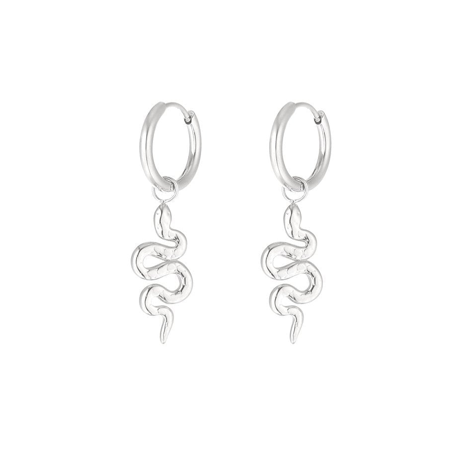 stainless-steel-zilver-oorbel-snake